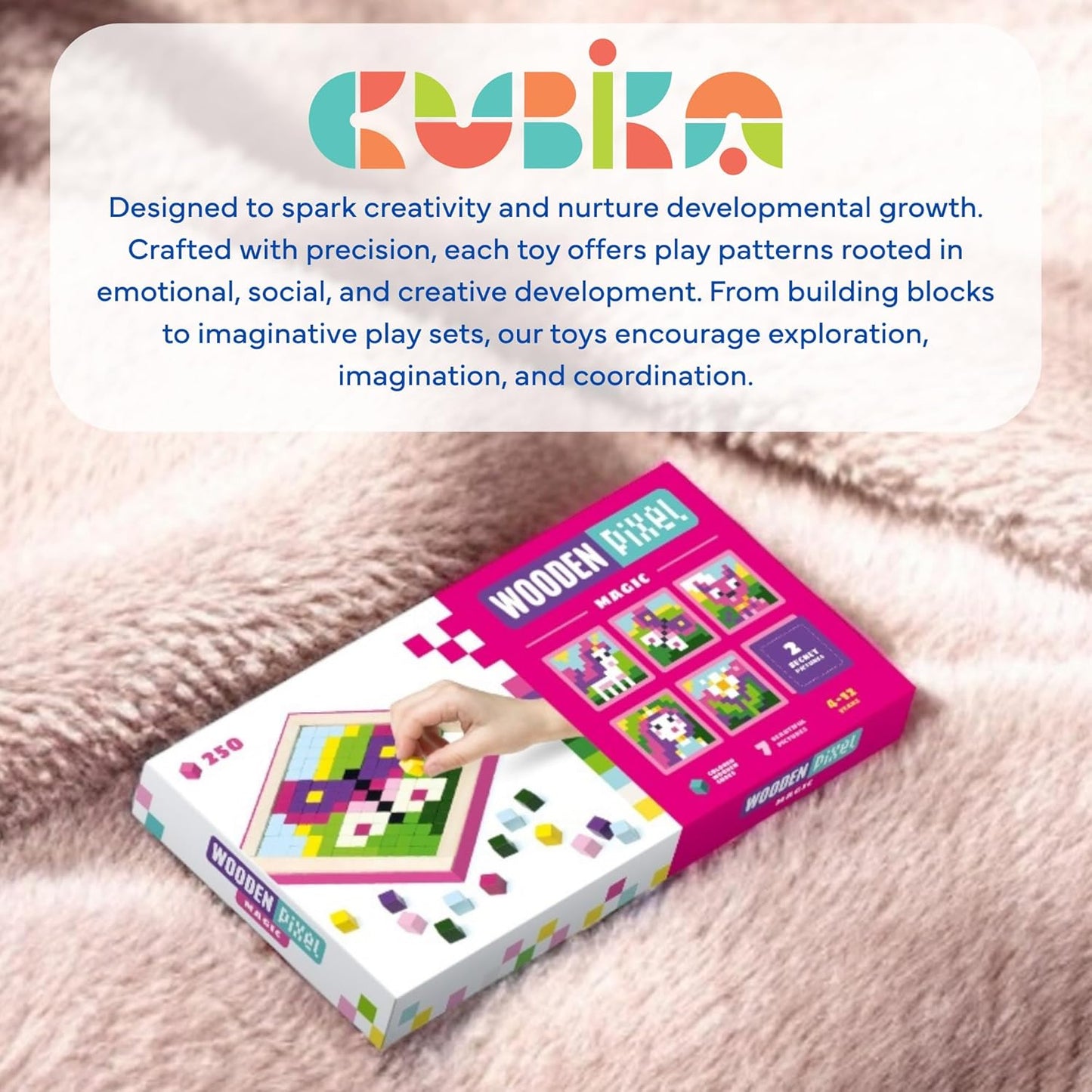 CUBIKA Wooden Flyring Cars Lacing Toy – Montessori Lacing Toy for Kids Ages 3+ – Wooden Lacing Cards with Threading String – Fine Motor Toy – FSC-Certified Wood, Travel Toy for Toddlers