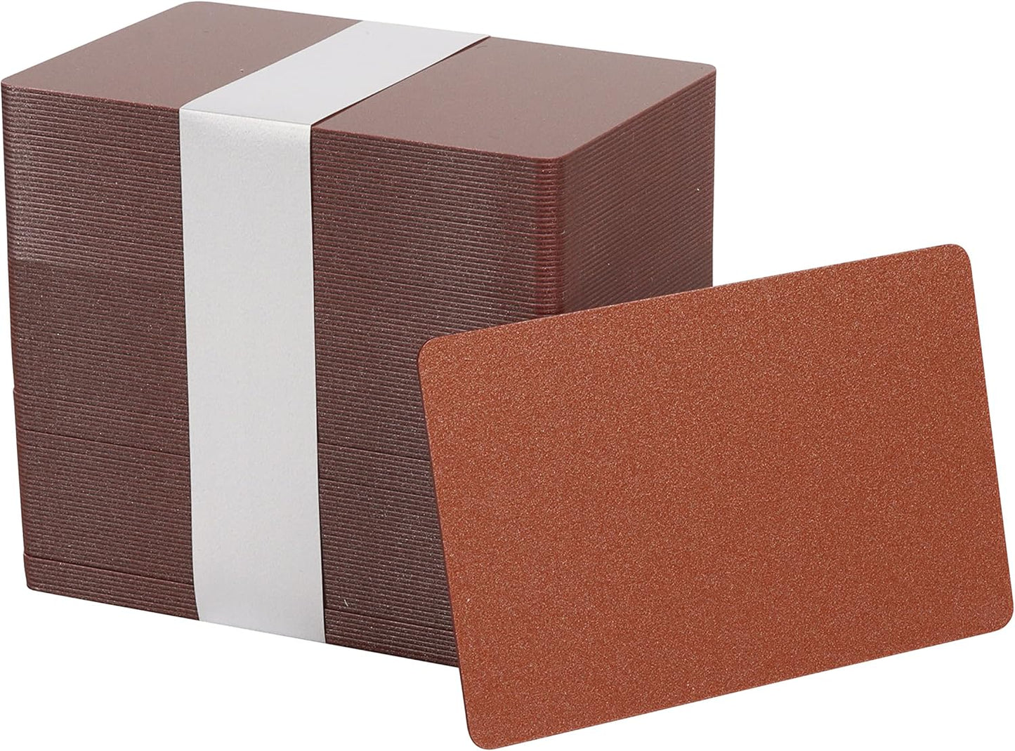 Pack of 100 Premium Yellow Gold CR80 PVC Cards | 30 mil by easyIDea