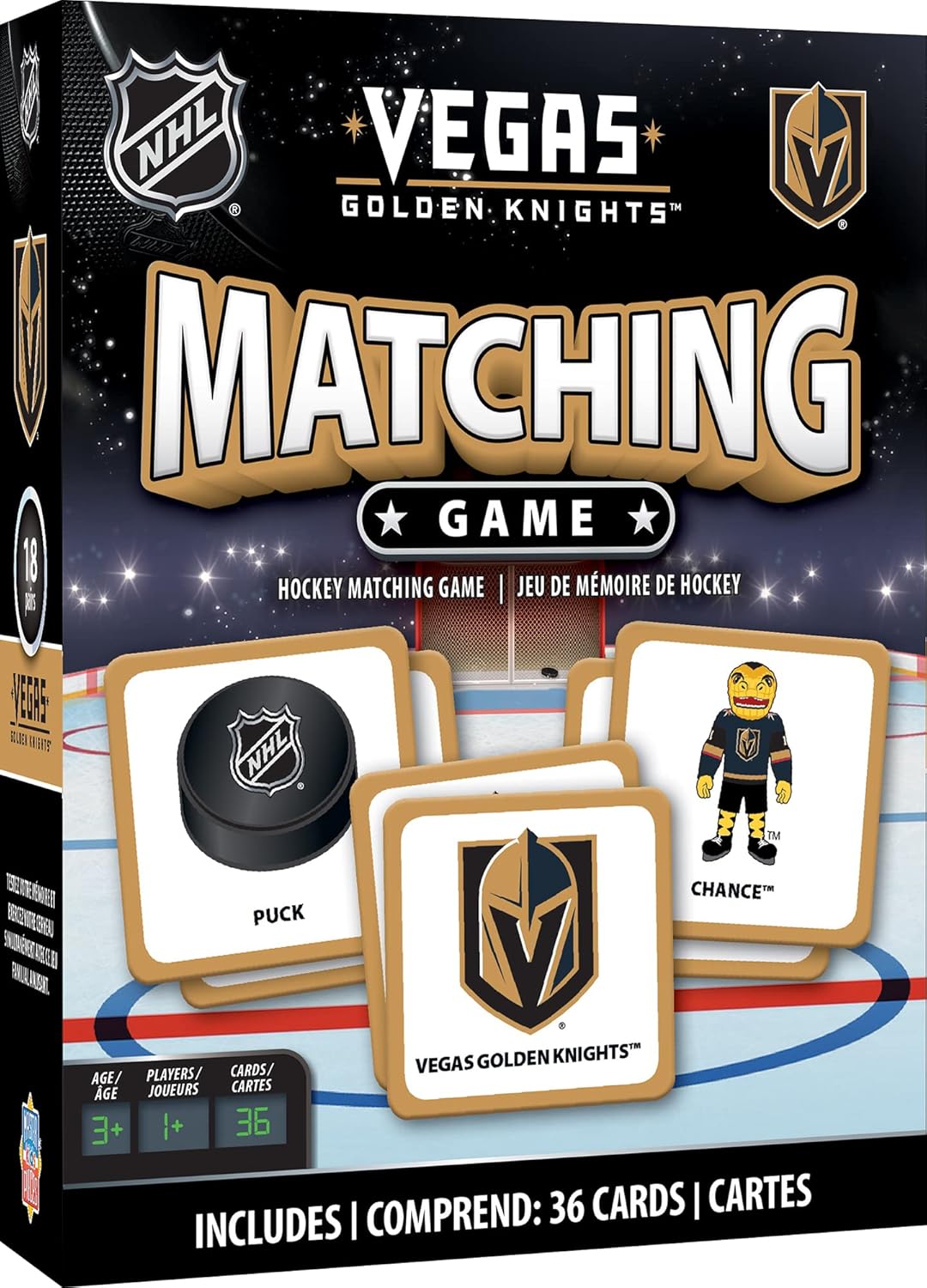 MasterPieces NHL Chicago Blackhawks Matching Game, For Ages 3+ - Fun Family Entertainment for Kids and Adults - Educational, Engaging, and Perfect for Game Night, Interactive Classroom Activities