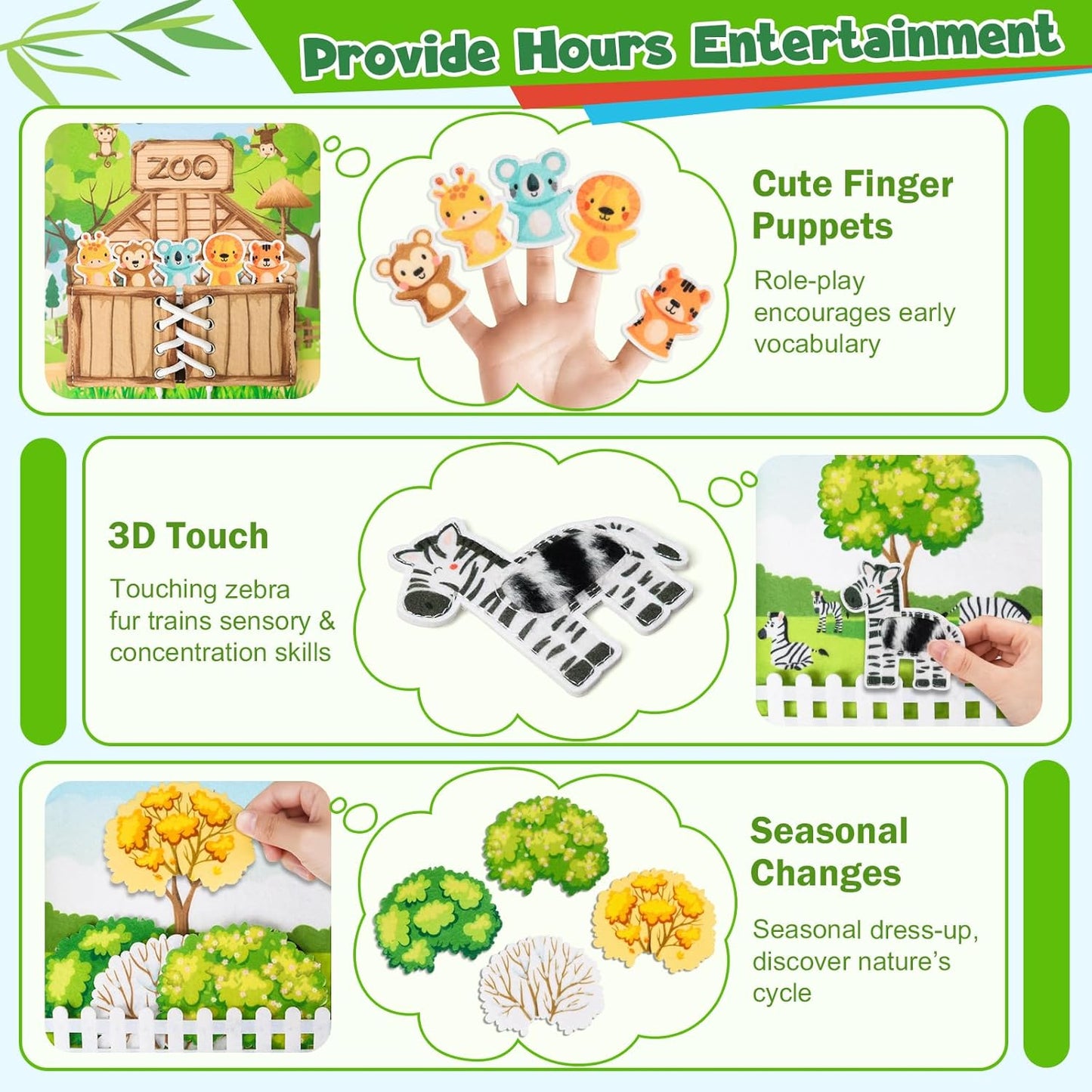 Busy Book for Toddlers 1-3: Busy Board for 1 Year Old Montessori Toys, Quiet Books Toddler Activity Board, Educational Sensory Toys Birthday Gift for Girls Boys, Travel Toy for Toddlers 2-4 Plane Car