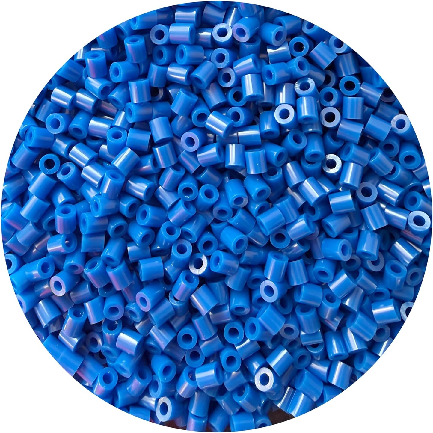 OEEKOI 5500Pcs Fuse Beads - 5mm Bulk Melting Beads for Crafts, Ideal for Christmas Birthday Gifts,Clear