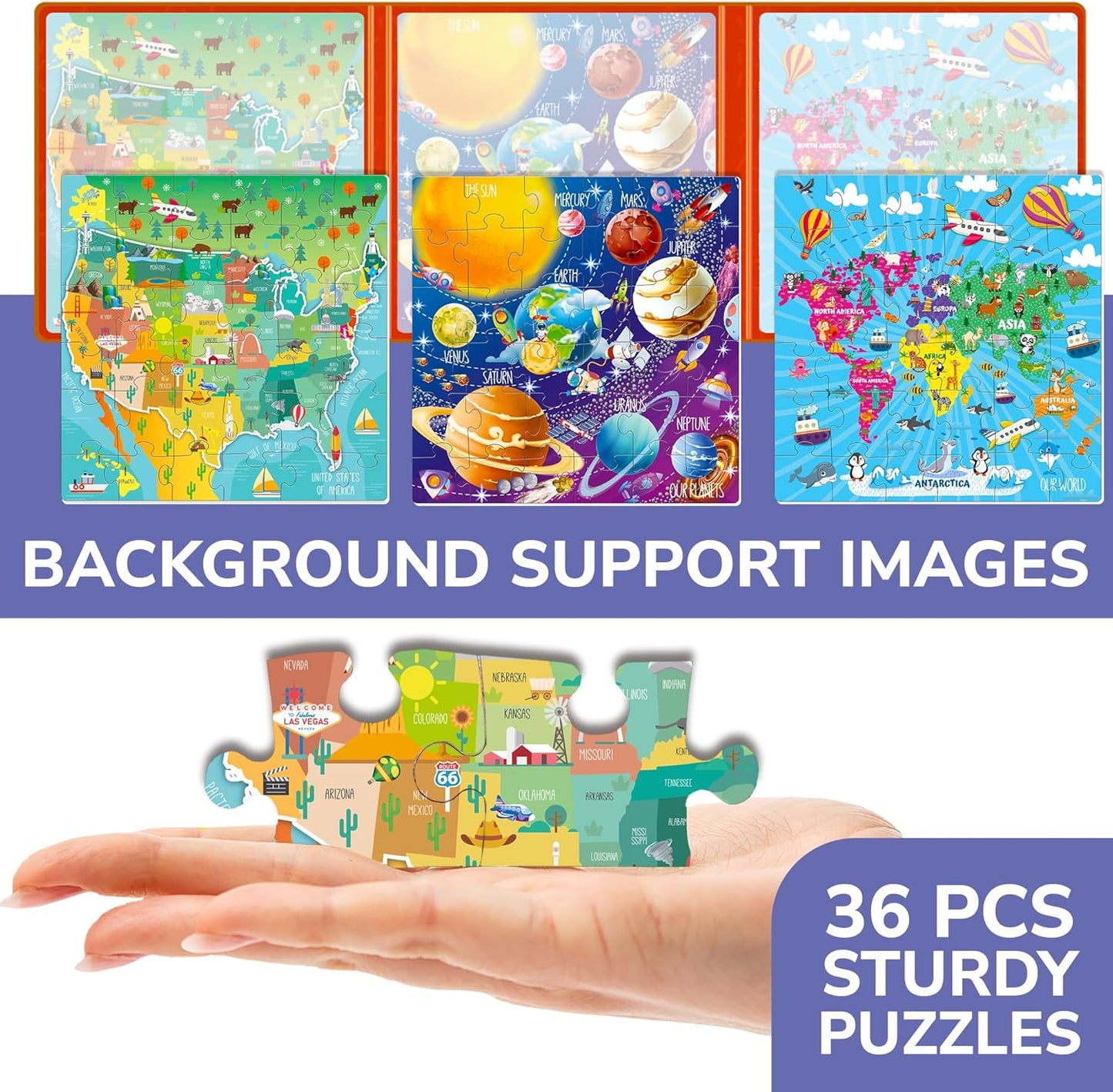 QUOKKA Magnetic Puzzles for Kids Ages 4-6 – Magnetic Fractions Learning Set for Kids 6-12 – Math Games for Homeschooling, Classrooms & Travel – 110 Magnets, 12 Task Pages, Marker – Toddler Travel Toys