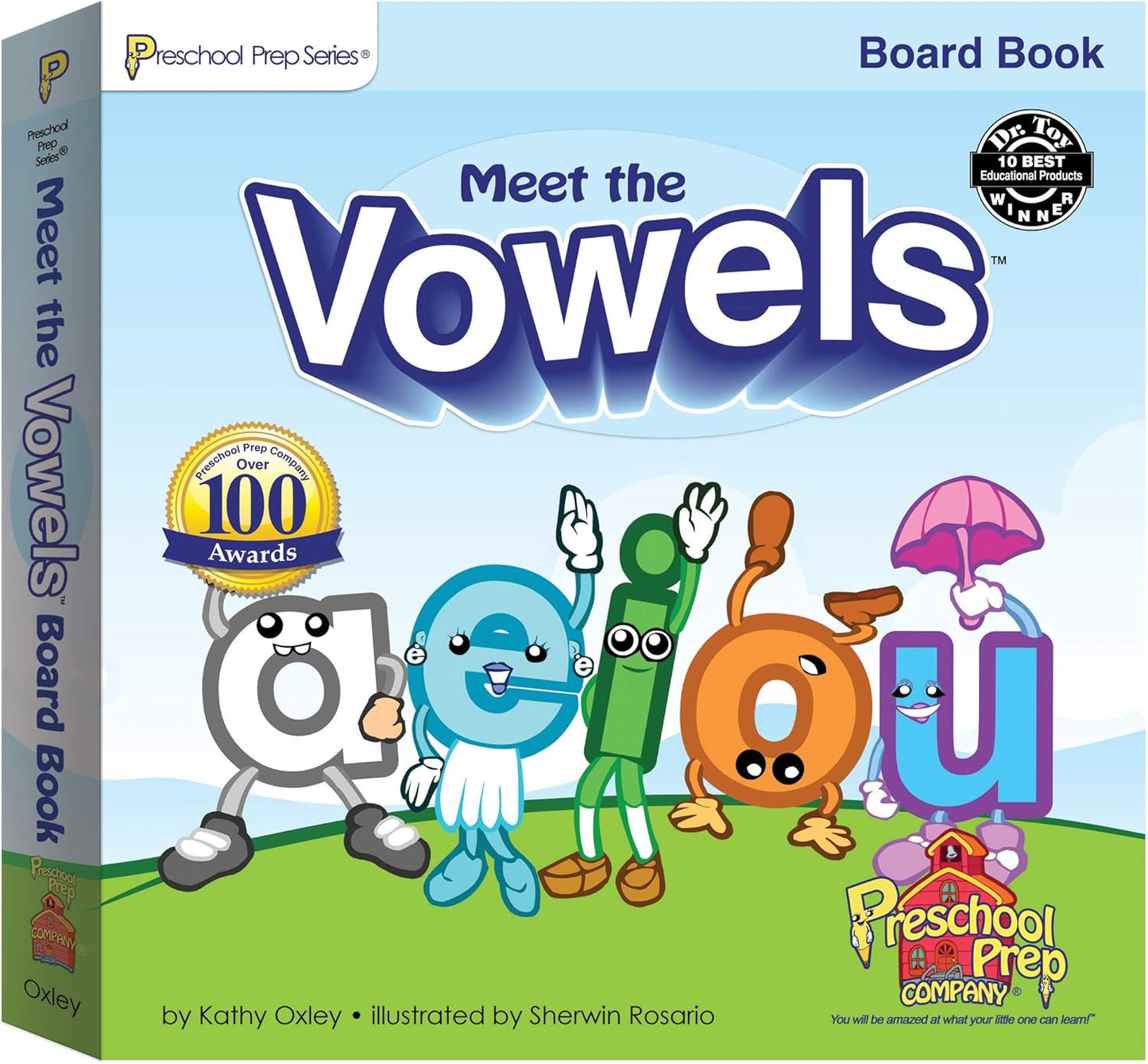 Preschool Prep Company Meet The Vowels Board Book