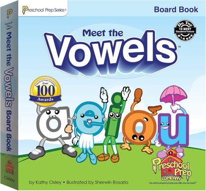 Preschool Prep Company Meet The Vowels Board Book
