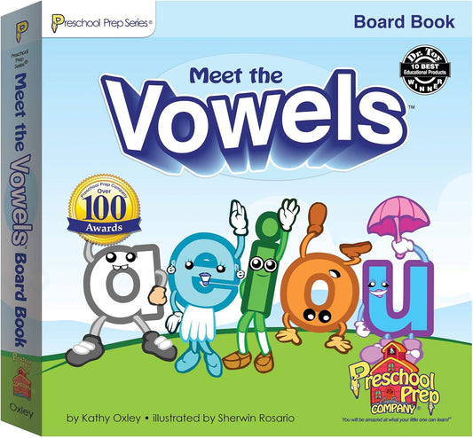 Preschool Prep Company Meet The Vowels Board Book