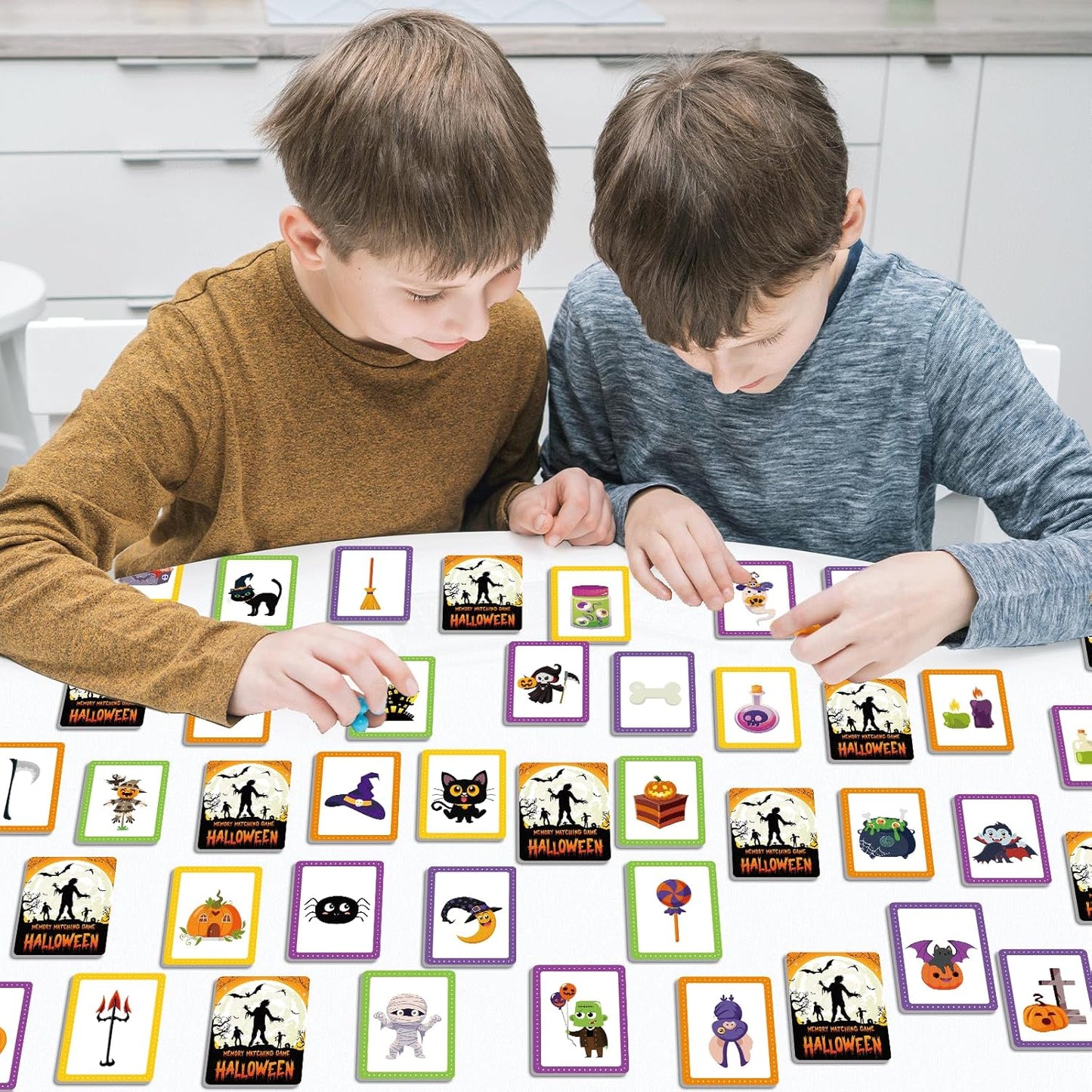 gisgfim 100 PCS Memory Matching Game Famous Paintings Concentration Memory Card for Adults Learning Educational Game A Fun & Fast Artworks Theme Matching Games