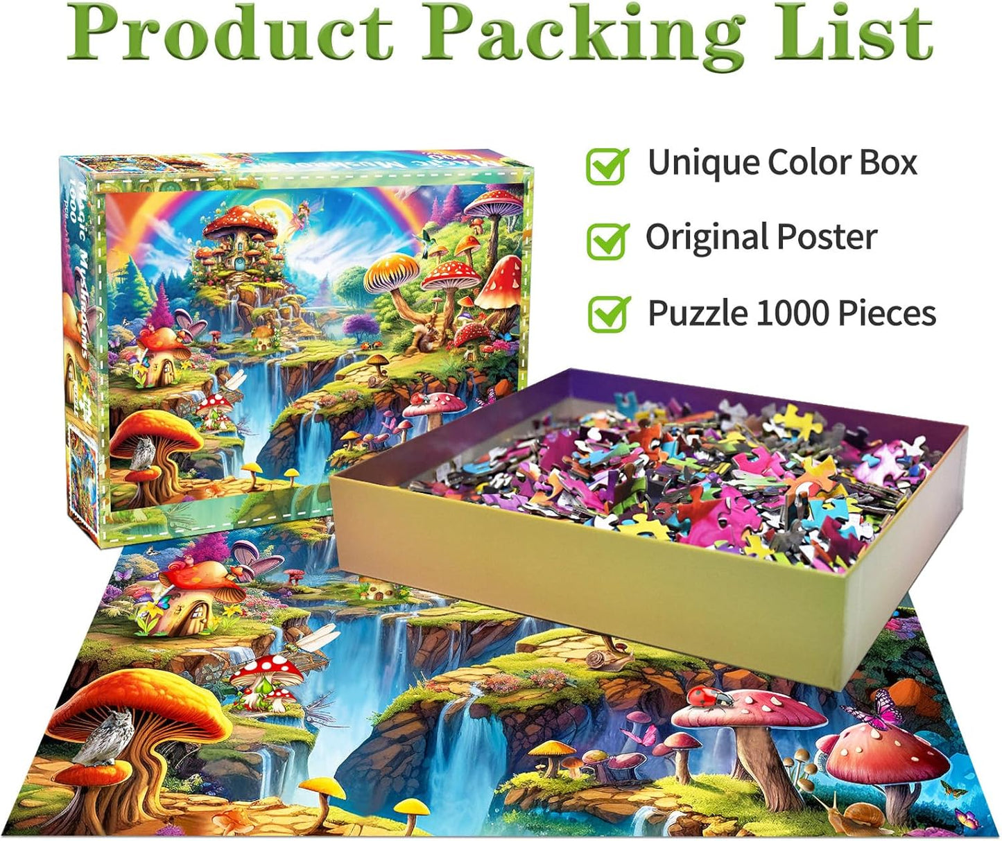 Jigsaw Puzzles for Adults 1000 Piece Puzzle for Adults 1000 Pieces Puzzle 1000 Pieces-Idyllic Rural Summer Landscape