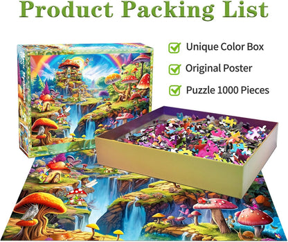 Jigsaw Puzzles for Adults 1000 Piece Puzzle for Adults 1000 Pieces Puzzle 1000 Pieces-Idyllic Rural Summer Landscape