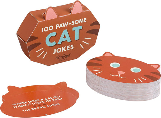 Ridley’s 100 Single Cheesy Joke Cards – Includes 100 Jokes for Kids and Adults, Funny Jokes for Family-Friendly Fun – Makes a Great Gift Idea