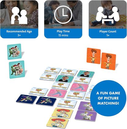Wonder Forge Toy Story 4 Matching Game | Build Focus and Memory with Woody, Buzz, and Beloved Pixar Characters | Fun and Engaging Activity for Kids Ages 3+