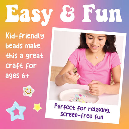 Creativity for Kids Beaded Flower Bracelet Making Kit | DIY Jewelry Craft Kit for Girls | Create 5 Colorful Beaded Bracelets to Wear, Share & Gift | Spring Crafts & Gifts for Mom (Ages 6+)