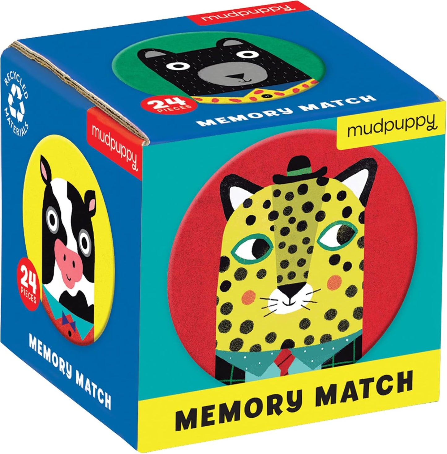 Mudpuppy Unicorn Magic Mini Memory Matching Game – Memory Game for Kids Ages 3 and Up, Makes A Great Gift Idea, 2.75” Mini Storage Cube Is Ideal for On-The-Go Fun