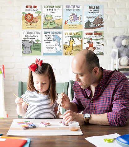 Carson Dellosa 14-Piece Mathematics Strategy Posters, 8.5" x 11" Wall Art Ten Frame, Counting, Number Line, Math Manipulatives, Facts, and More Strategies, Classroom Decor and Teacher Supplies