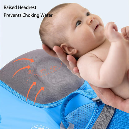 Baby Pool Float with UPF50+ 3D Adjustable Canopy, Add Tail Mambobaby Float Non Inflatable Infant Floats for Pool, Cartoon Narwhal Baby Floats (NPink with Canopy-U05NPCTLUROHML01U05)