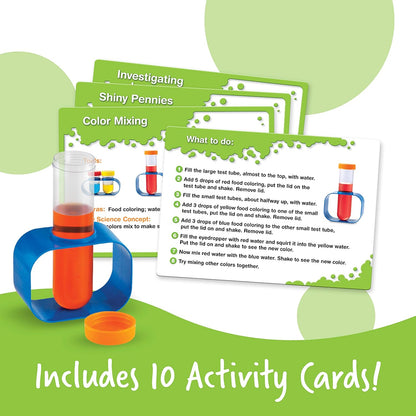 Learning Resources Primary Science Lab Activity Set - Experiments for Kids, Chemistry Toy, Pretend Play, STEM Projects, Classroom Must Haves, Teacher Supplies, Montessori Gifts for Boys and Girls