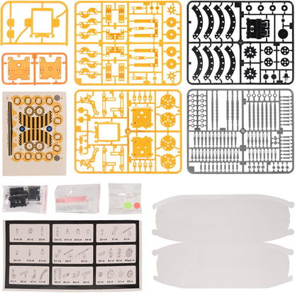 AESGOGO STEM Projects for Kids Ages 8-12, Solar Robot Science Building Kits, Birthday Gifts for 8 9 10 11 12-16 Year Old Boys Girls Teens, Robotics Powered by Sun or Battery(Not Include).