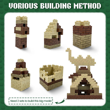 Classic Base Plates Compatible with Bricks & Baseplates, 10"x 10" and 10"x 5" Building Base Combo Set, Thick Boards Base Plates Can Be Used to Build Double Layer Buildings - 3pcs