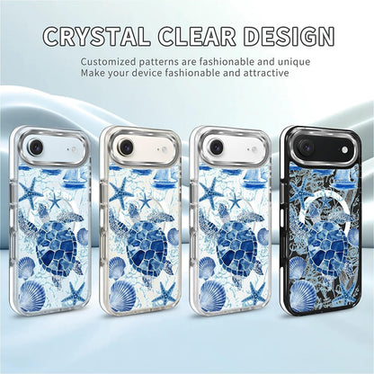 for iPhone 17 Pro Max Case [Compatible with Magsafe],Girls Women Clear Magnetic Case Silicone Shockproof Protective Cover with Pattern Colorful Motivational Letters