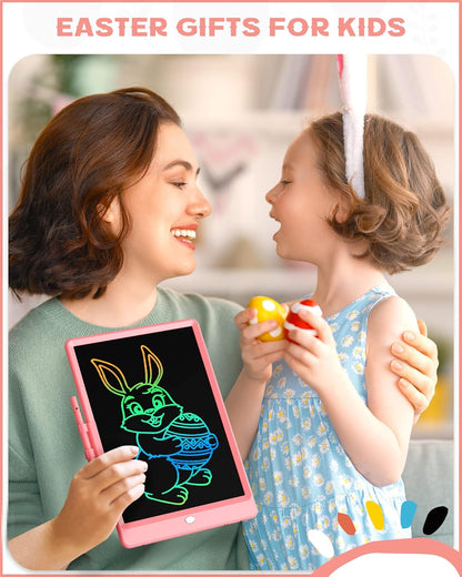 Bravokids Toys for 3-6 Years Old Girls Boys, LCD Writing Tablet 10 Inch Doodle Board, Electronic Drawing Pads, Educational Birthday Gift for 3 4 5 6 7 8 Years Old Kids Toddler (Blue)