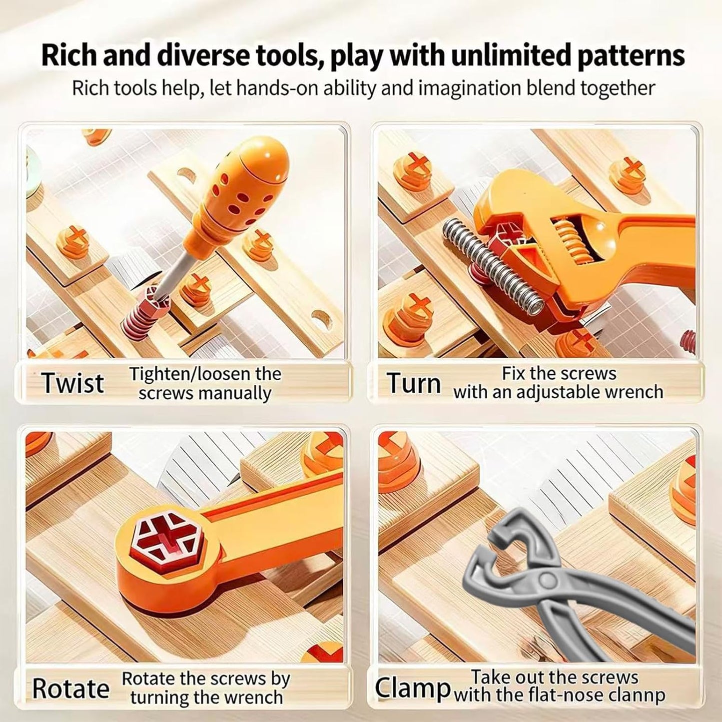 168PCS Kids Tool Set with Toy Drill & Toolbox, STEM Construction Building Toys, Toddler Tool Kit for Kids Boys Girls Ages 3-4-5-6-7-8, Pretend Play Design & Drill Set