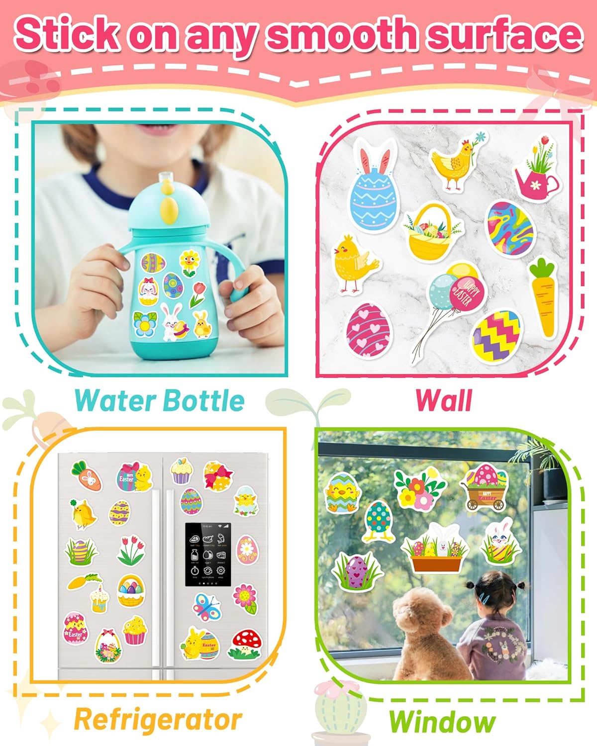 Halloween Sticker Books for Kids, Reusable Sticker Books for Toddlers, Halloween Travel Toys Acticities Crafts Birthday Gifts for Boys Girls Kids