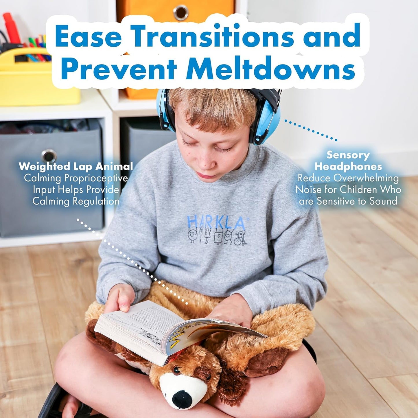 Harkla Classroom Sensory Kit for Kids - Ages 11 to 14 (Grade 7 to 8)