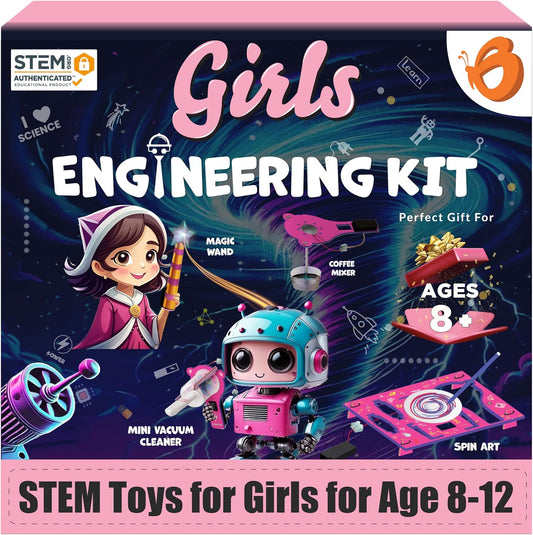 Butterfly EduFields 30in1 STEM Kits for Kids Age 8-10-12 | STEM Toys for Ages 8-13 | Electricity & Magnetism | Science Project Kit for Boys & Girls Aged 8-10-12-14 | Best Educational Birthday Gift