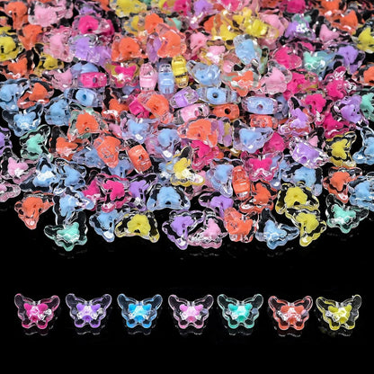 200g+ Candy Bulk Assorted Cute Kandi Beads for Jewelry Making, Bracelet Making Kit, Craft Supplies Charm Beads(Mixed II)