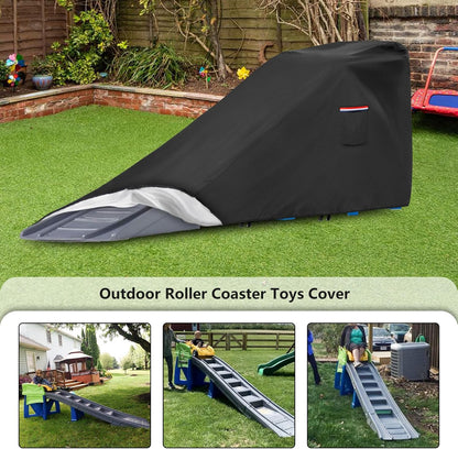 Toddler Roller Coaster Cover for Kids Up & Down Roller Coaster ,Waterproof Dust Proof Anti-UV Outdoor Roller Coaster Toys Cover,Cover only