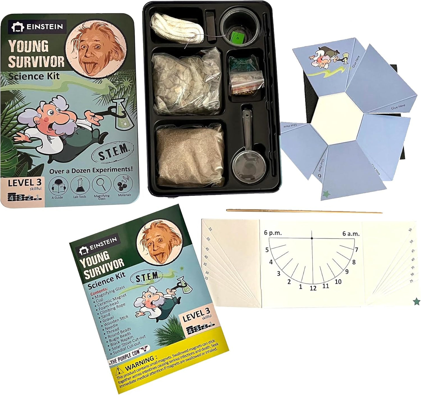Einstein’s Optical Illusion LAB Science Kit for Kids. STEM for Boys & Girls Aged 8 and Above. 14 Exciting Experiments Inside/Detailed Picture Guide Included. Award Winning Kit