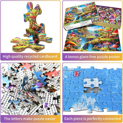 Jigsaw Puzzles for Adults 1000 Piece Puzzle for Adults 1000 Pieces Puzzle 1000 Pieces-Idyllic Rural Summer Landscape