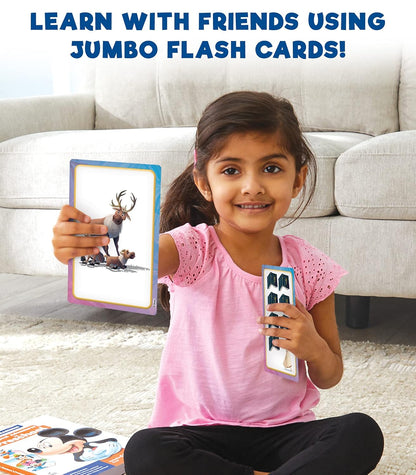 Disney Learning Frozen 2 BIG Number Flash Cards for Counting Numbers 0-25, Numbers Flash Cards for Kids Ages 4-8, Preschool, Kindergarten, and 1st Grade, Math Flash Cards