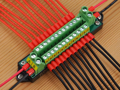 30Amp 300V 1x10 Position Terminal Block Distribution Module. OONO D-1661GP