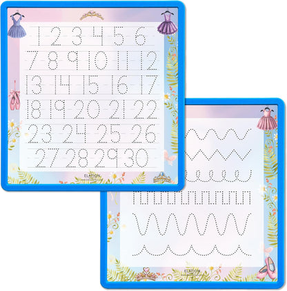 Kid's Name Tracing Board | Dry Erase Letter Tracing | Reusable Writing Practice Board | Personalized | Ballet Theme
