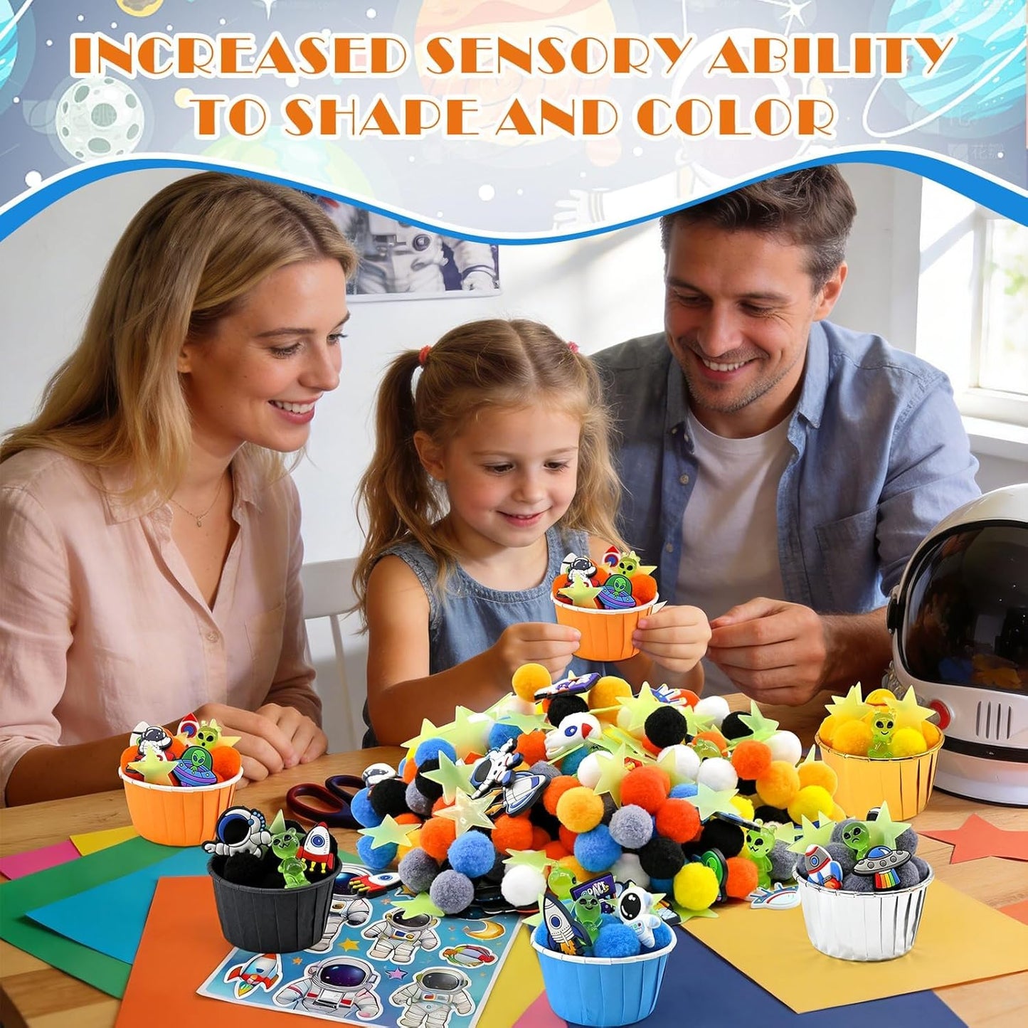 270 Pcs Numbers and Letters Sensory Bin Items Back to School Counting Sorting Sensory Bin Filler Fine Motor Numbers and Letters Geometric Figure Counts for Easter Spring Summer Sorting