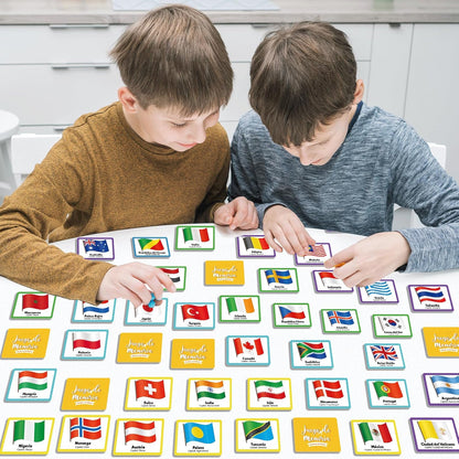 gisgfim 100 PCS Memory Matching Game Famous Paintings Concentration Memory Card for Adults Learning Educational Game A Fun & Fast Artworks Theme Matching Games