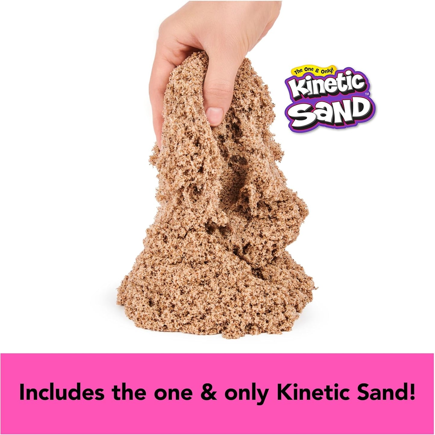 Spin Master Games, Jurassic World Dominion, Stomp N’ Smash Board Game with Kinetic Sand, Jurassic Park Sensory Dinosaur Toy, Creative Kids Activity, 2-4 Players, for Ages 5 & Up
