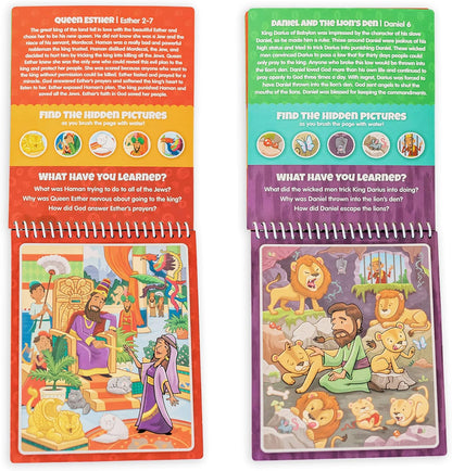 Water Reveal Coloring Scripture Book for Kids Ages 3+. New Testament Bible Stories: Preschool, Elementary, Primary, Christian, Religion