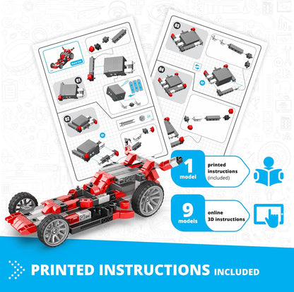 ENGINO- Inventor STEM Toys, Robotorized GinoBot, Construction Toys for Kids 9+, STEM Building Toys, STEM Projects, Gifts for Boys & Girls