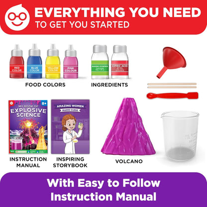 Doctor Jupiter Preschool Science Kit for Kids Ages 3-5 | Toddler Learning Activities, Birthday Gift Ideas for 3-4-5 Year Old Girls | Learning & Educational Toy STEM Kit with 100+ Experiments