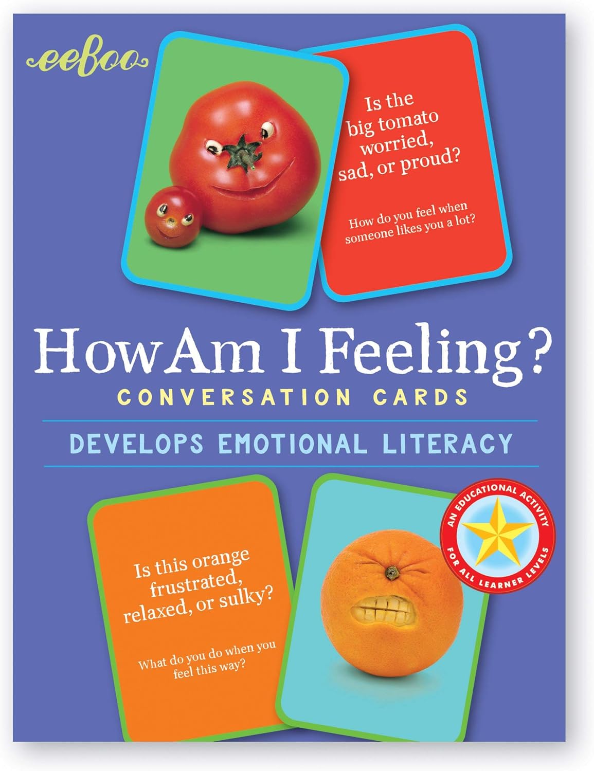 eeBoo: What Do I Do - 48 Conversation Flashcards, Develops Empathy Through Friendly Illustrations of Social Situations, Develop Social and Emotional Intelligence, for Ages 3 and up