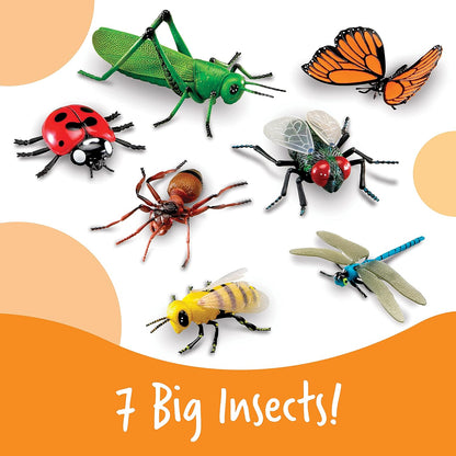 Learning Resources Jumbo Insects - Animal Toys for Kids, Toddler Preschool Science, Fine Motor Skills, Gifts for Boys and Girls, Ages 3+