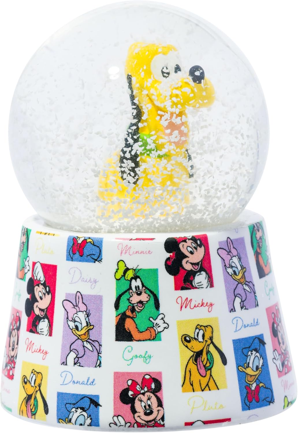Silver Buffalo Disney Mickey and Friends Mini Light Up Snow Globe│Minnie Mouse│3.8 Inches Tall, 45mm (Small)