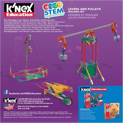 K'NEX Education - STEM Explorations: Levers & Pulleys Building Kit ‚ Kid Construction Play‚ Ages 8+