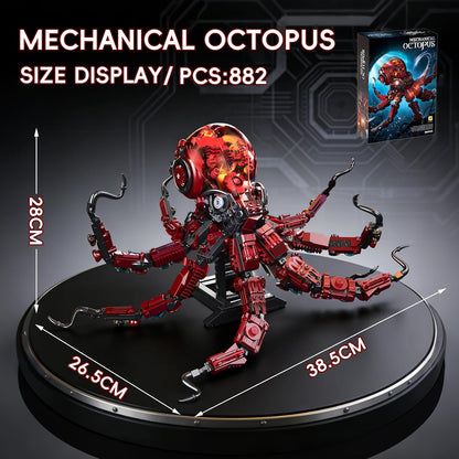 Mechanical Seahorse Building Set Steampunk Ocean Animal Model Kit Articulated Sea Creature Construction Toy Gift for Marine Life Enthusiasts for Adults Teens 1003 Pieces