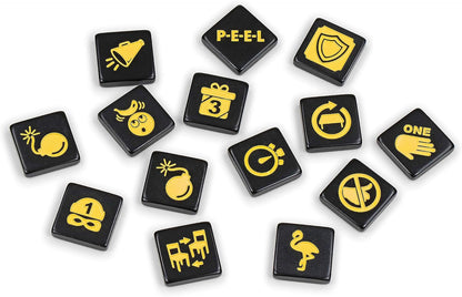 Bananagrams Classic Word Game – Fast-Paced Spelling & Anagram, Family & Travel Game , 144 Letter Tiles in Portable Banana Pouch, 1–8 Players, Educational Wordplay Fun for Ages 7+