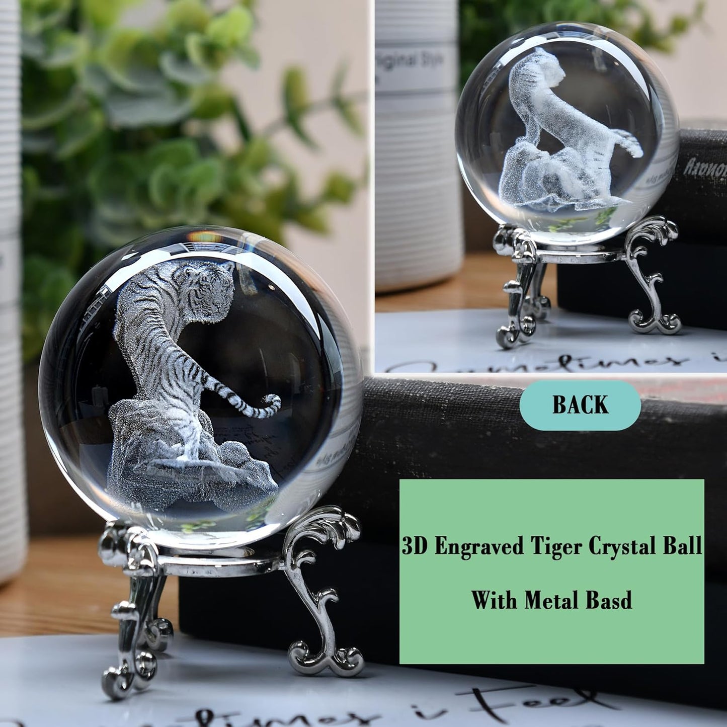 IFOLAINA 3D Solar System Crystal Ball 60mm Laser Engraved Glass Sphere Home Decor with Stand Solar System Planet Model Decor Space Universe Gifts for Astronomy Lovers