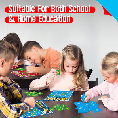 Sight Word Bingo Game, 144 Sight Words Learn to Read Level 1 & Level 2 Bingo Board Game Dolch's & Fry's Words Lists for Kindergarten and Preschool, Grade 1st, 2nd, Kids 4-8 (Up to 25 Players)