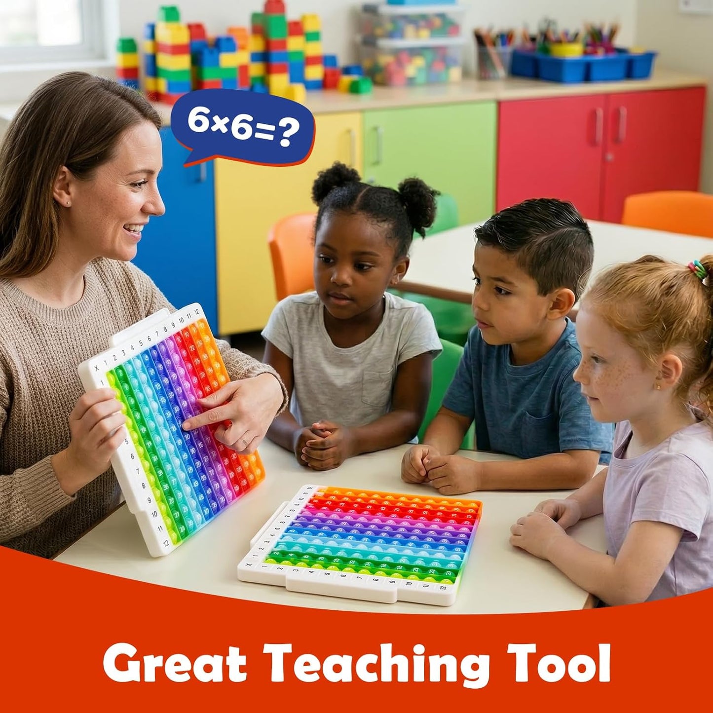 Torlam Math Flash Cards Math Board,Math Games Manipulatives Times Table Chart Fun Learning Interactive Practice Kit for Kids,Multiplication,Division,Addition,Subtraction Flash Card Pack Toys for Kids