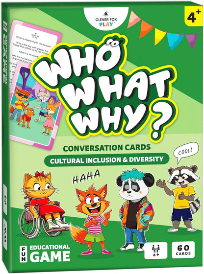 Who What Why Emergency & Safety Conversation Cards for Kids – Social Skills & Critical Thinking Game – Safety Awareness, Decision-Making & Communication Cards, Speech Therapy & SEL Tool, Ages 4+